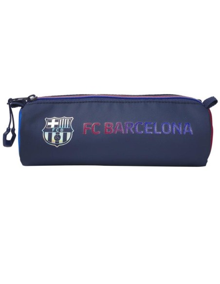 Estuche FC Barcelona cilindro con escudo holográfico
