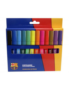 Caja 12 rotuladores gruesos del FC Barcelona