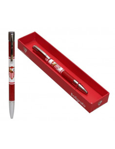 Bolígrafo metálico bicolor nacarado de lujo Sevilla FC