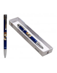 Bolígrafo metálico de lujo Real Madrid azul