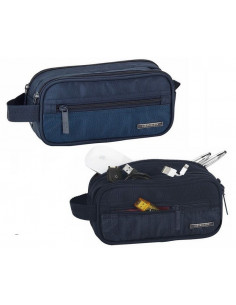 Bolsa accesorios portátil FC Barcelona tres departamentos