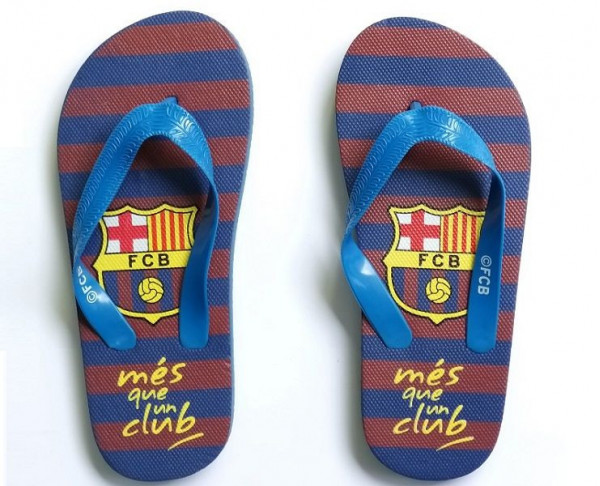 Chanclas infantiles Mes que un Club FC Barcelona