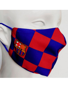 Mascarilla higiénica infantil 50 lavados FC Barcelona 3 a 6 años