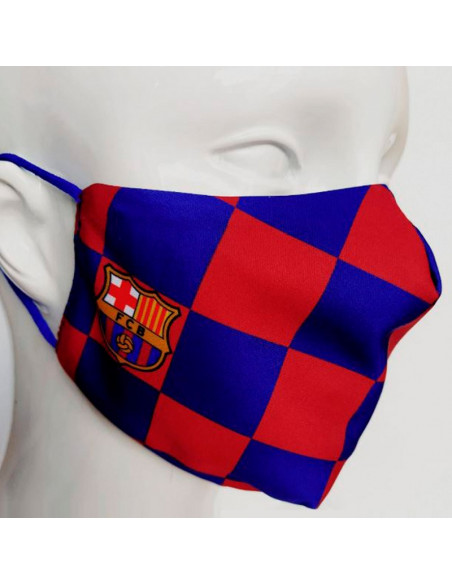 Mascarilla higiénica infantil 50 lavados FC Barcelona 3 a 6 años