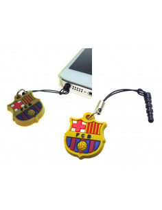 Escudo Real Madrid orificio auriculares smarphone