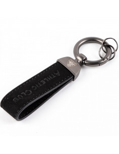 LLavero de piel Athletic Club Bilbao Black