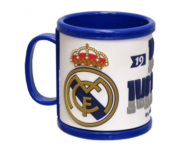 Taza Rubber infantil con relieve Real Madrid
