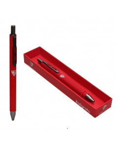 Bolígrafo rojo metálico Sevilla FC en estuche de regalo