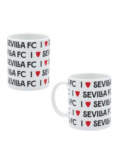 Taza de porcelana en caja de regalo Te Amo Sevilla FC- 300ml.