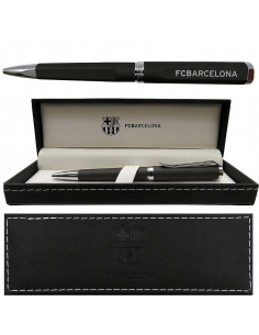Bolígrafo FC Barcelona metal anodizado en caja de regalo