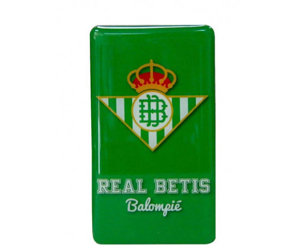 Imán Real Betis Balompié rectangular metálico