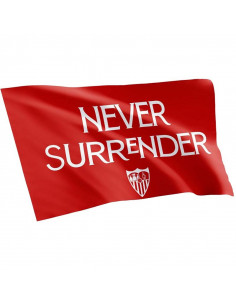 Bandera Sevilla FC grande Nunca de Rindas Never Surrender