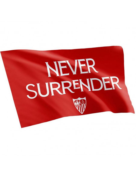 Bandera Sevilla FC grande Nunca de Rindas Never Surrender