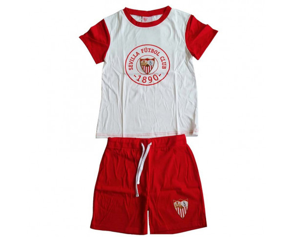 Pijama Sevilla FC manga corta adulto
