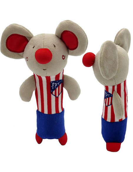 Sonajero bebé Atlético de Madrid ratoncito Wandi de peluche