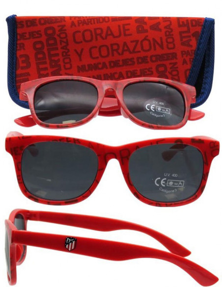 Gafas de sol infantiles del Atlético de Madrid con funda