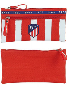 Estuche portatodo Atlético de Madrid dos cremalleras