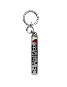 Llavero metálico I Love Sevilla FC