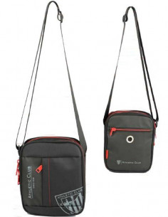 Bandolera multibolsillos de polipel Athletic Club tamaño mediano