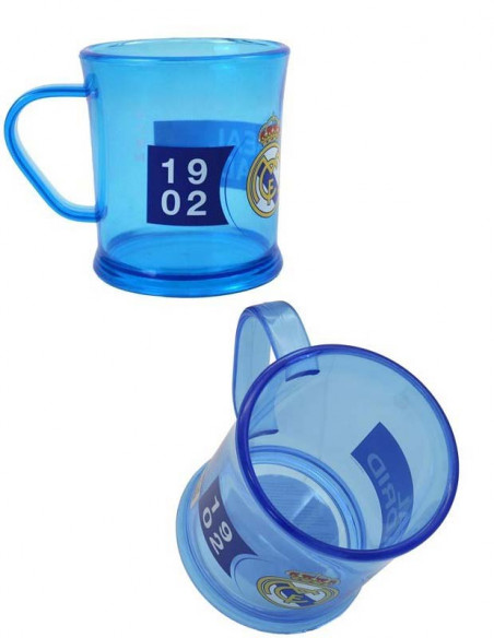 Taza translúcida Real Madrid 250 ml.