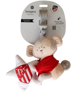 Sonajero bebé Atlético de Madrid de peluche