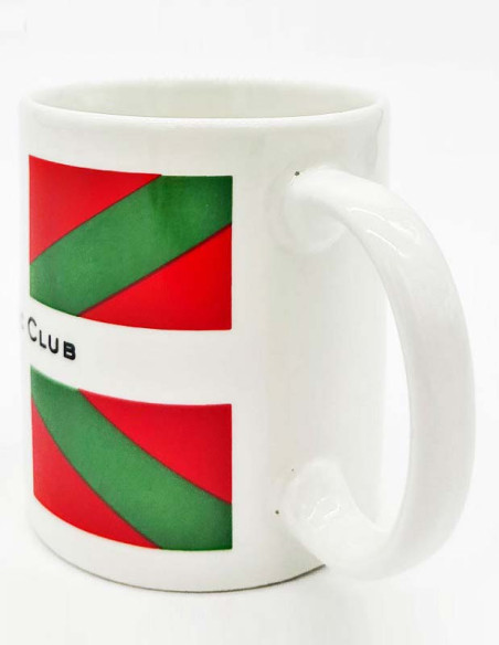 Taza Athletic Club con ikurriña vista bandera
