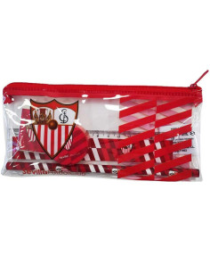 Estuche con accesorios escolares Sevilla FC