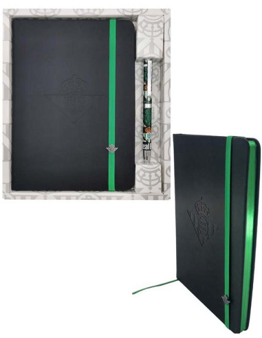 Pack regalo agenda Real Betis con bolígrafo de metal