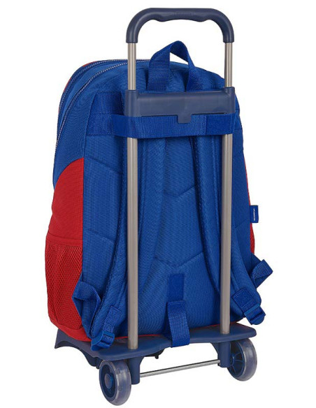 Mochila con carro escolar FC Barcelona 2ª Equipación 2023/24 vista trasera