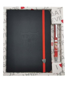 Set regalo agenda con bolígrafo Sevilla FC