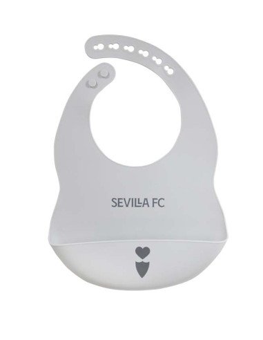 Babero de silicona Sevilla FC bebé