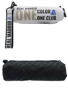 Estuche porta todo Real Madrid forma cilindro