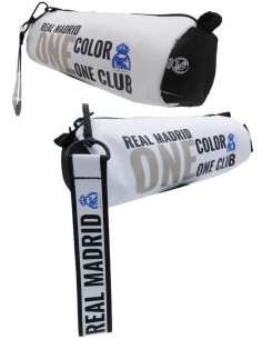 Estuche porta todo Real Madrid forma cilindro 2
