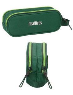 Estuche porta todo escolar doble Real Betis 2024-25 resistente al agua 2