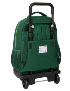 Mochila grande Real Betis ruedas compac 2024-25 resistente al agua 2
