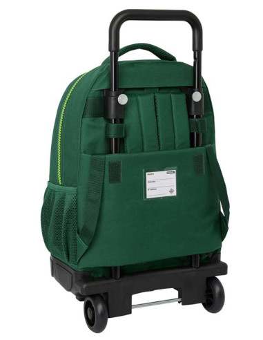 Mochila grande Real Betis ruedas compac 2024-25 resistente al agua