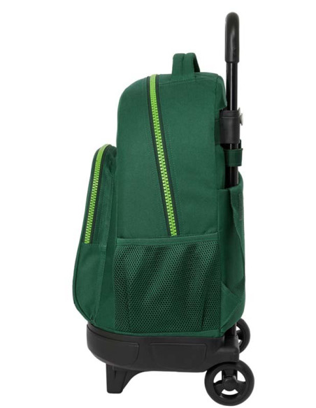 Mochila grande Real Betis ruedas compac 2024-25 resistente al agua