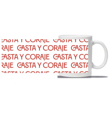 Taza de porcelana Sevilla FC Casta y Coraje caja de regalo