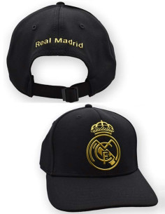 Gorra Real Madrid juvenil y adulto escudo dorado 2