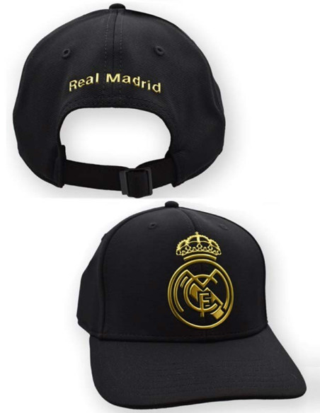Gorra Real Madrid juvenil y adulto escudo dorado