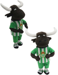 Muñeco de peluche Jerónimo Real Betis 34 cm.