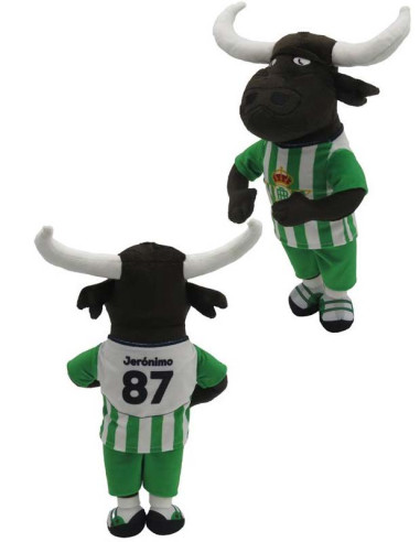 Muñeco de peluche Jerónimo Real Betis 34 cm.