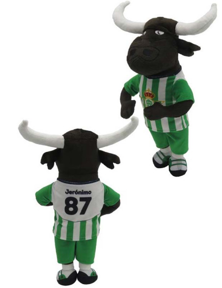 Muñeco de peluche Jerónimo Real Betis 34 cm.