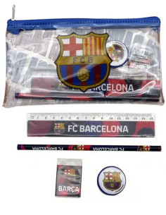 Porta todo con material escolar FC Barcelona