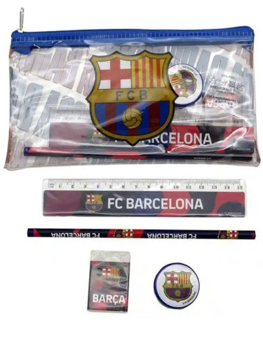Porta todo con material escolar FC Barcelona