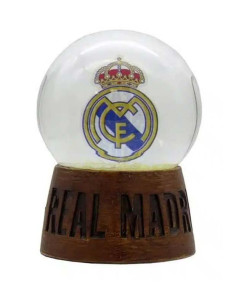 Bola de nieve pequeña Real Madrid escudo y leyenda