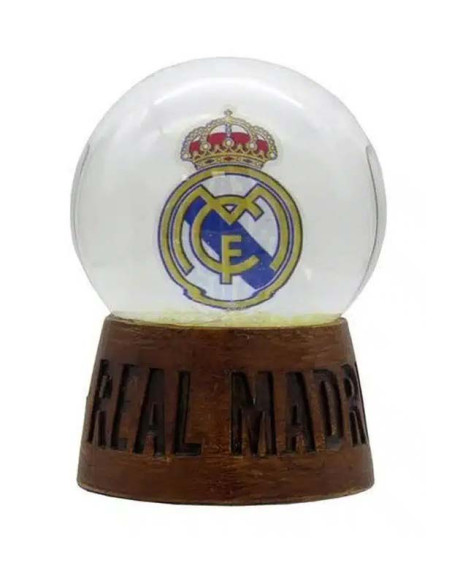 Bola de nieve pequeña Real Madrid escudo y leyenda