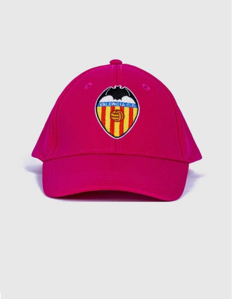Gorra Valencia CF rosa juvenil y adulto