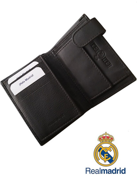 Billetero Real Madrid con monedero tarjetero y documentación