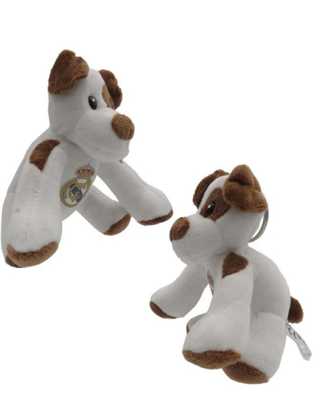 Llavero Real Madrid perrito de peluche